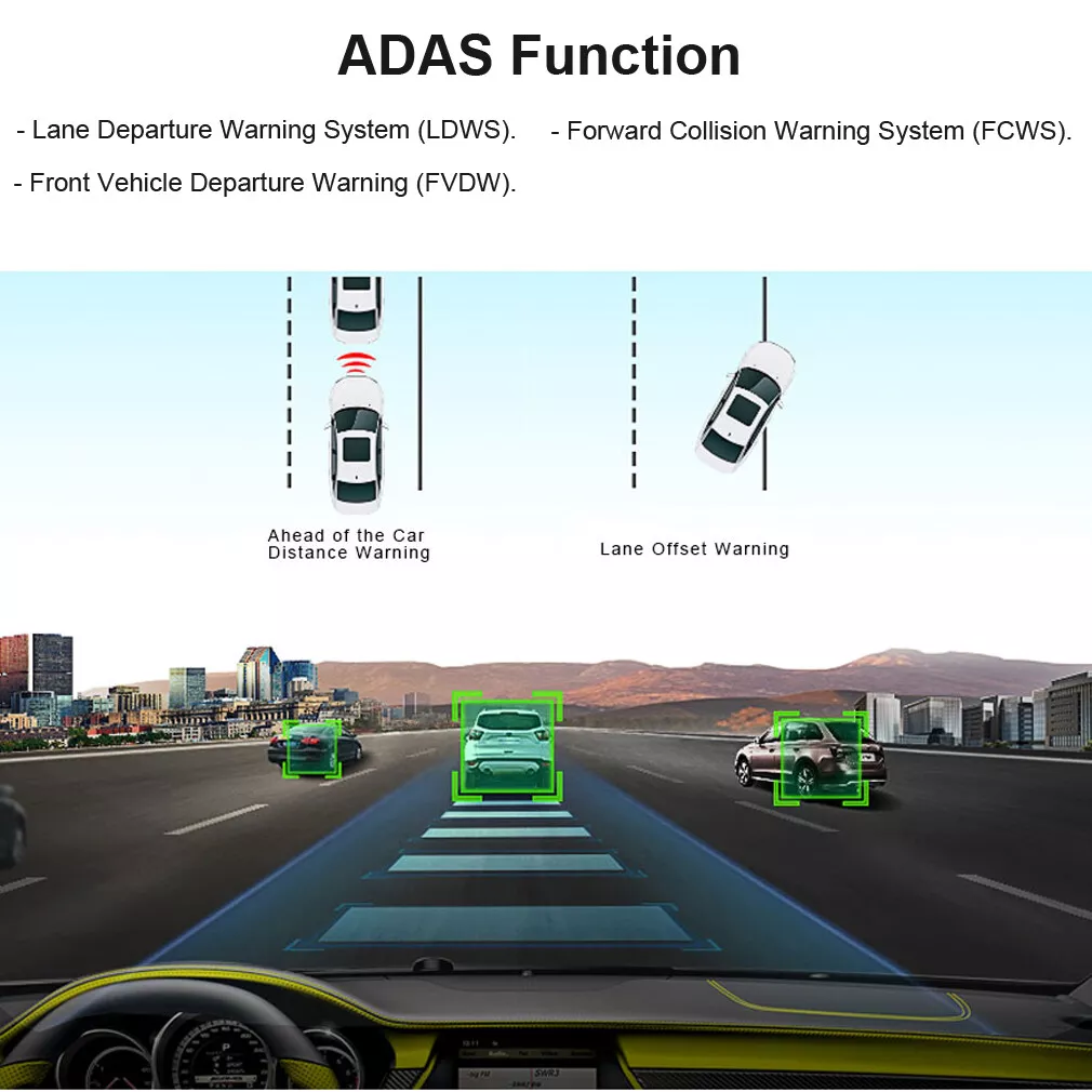 4G smart car driving recorder 4 cameras 360-degree panoramic dash camera car DVR