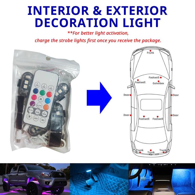 Remote Control Car Footwell Light