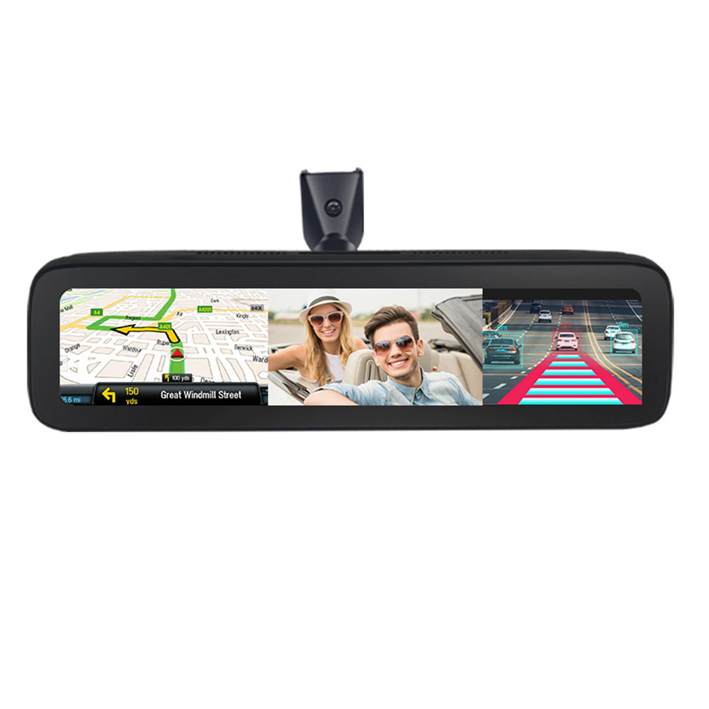 4G smart Car Driving Recorder 4 cameras 360-degree Panoramic Dash Camera W/ GPS