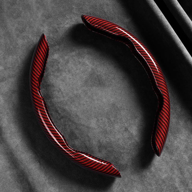 Laser Carbon Fiber Steering Wheel Cover