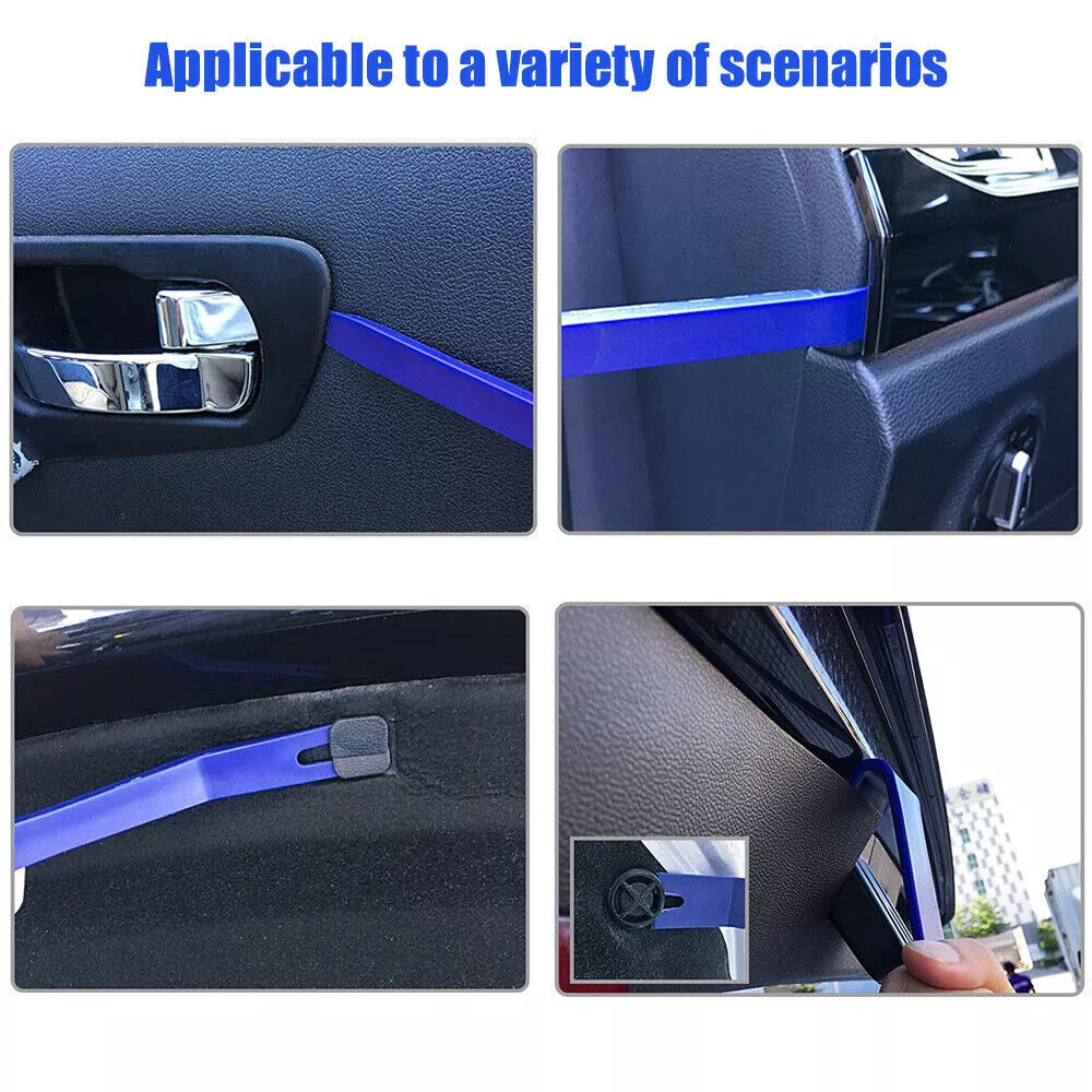 12 Auto Trim Removal Tool Kit Car Panel Door Dashboard Fastener Remover Pry Set