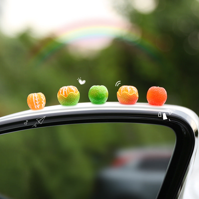 Cute Mini Orange car Interior Decoration