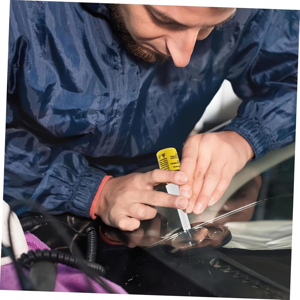 Auto Windshield Repair Kit - Nanofluid Filler for Chip & Star Crack Disappearance, Liquid Glass Maintenance