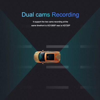 4G Mini Dash Cam HD 1080P Dual Dash Camera GPS WIFI Dash Cam Remote Monitoring