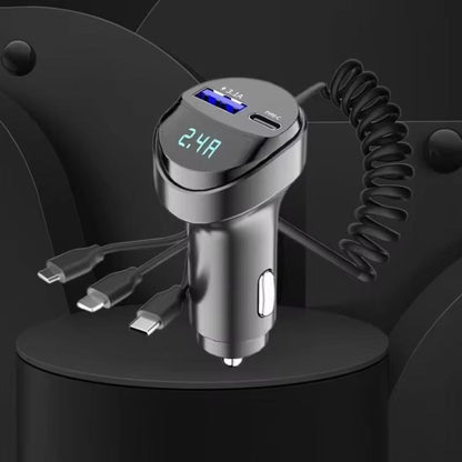 3in1 Car Bluetooth 5.0 FM Transmitter Audio MP3 Player 55W Fast Charging