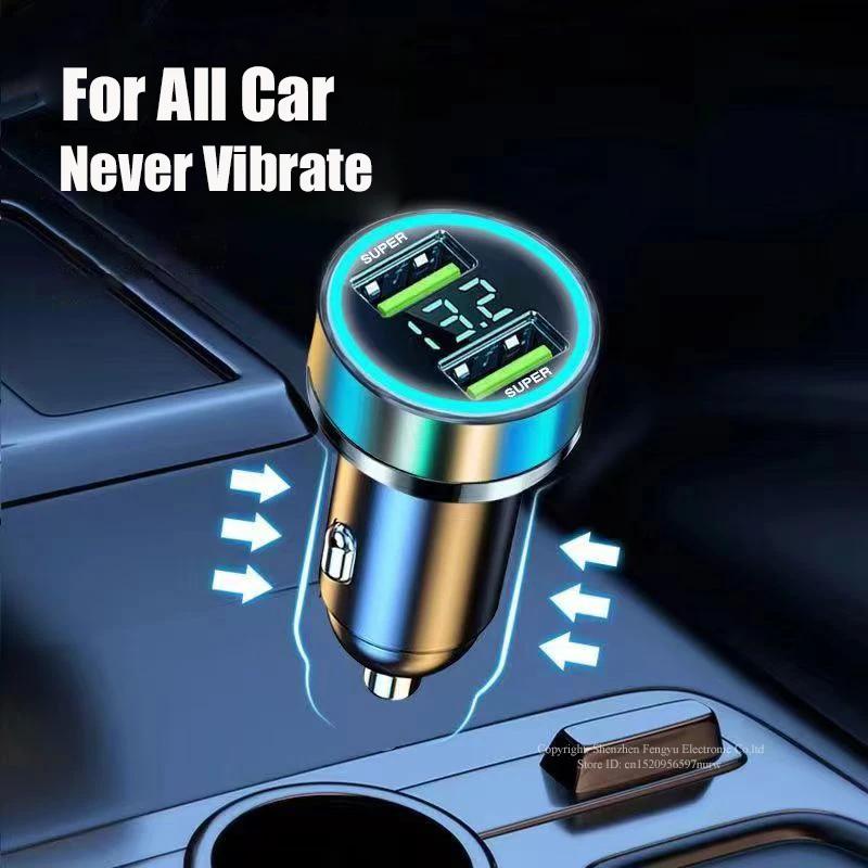 2 Port Super Fast USB Car Charger for iPhone 14 Pro Max 13 12 11 Oneplus Huawei OPPO Samsung Xiaomi 240W Quick Charging Adapter